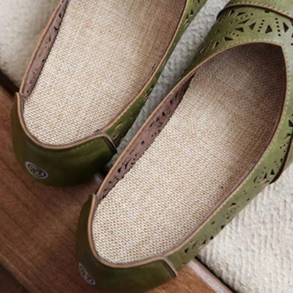 Mori Retro Literary Summer Sandals Hollowed Out Soft Shoes - Image 10