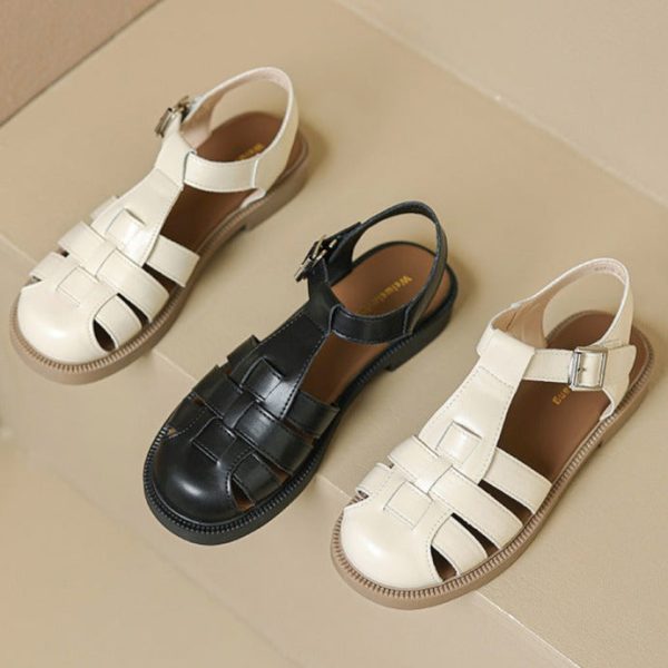 Womans Casual Woven Closed Toe Fisherman Sandals - Image 11