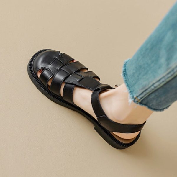 Womans Casual Woven Closed Toe Fisherman Sandals - Image 13