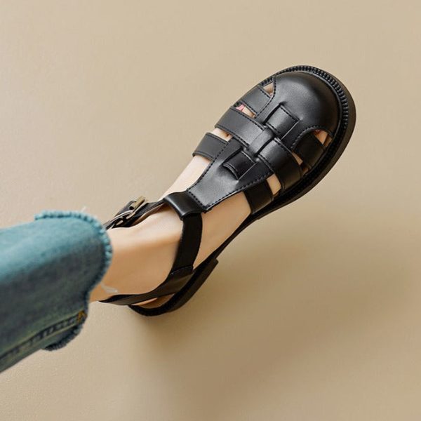 Womans Casual Woven Closed Toe Fisherman Sandals - Image 12