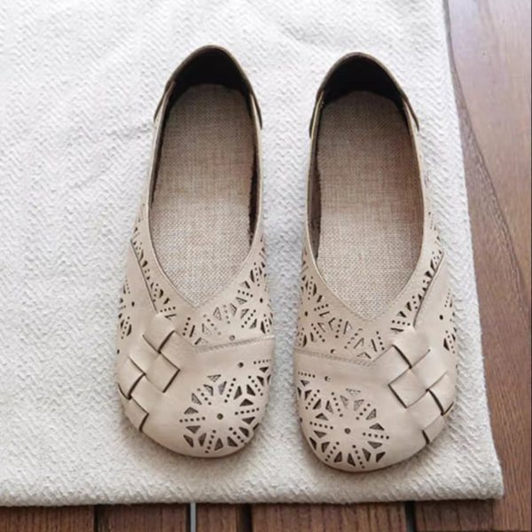 Mori Retro Literary Summer Sandals Hollowed Out Soft Shoes - Image 6