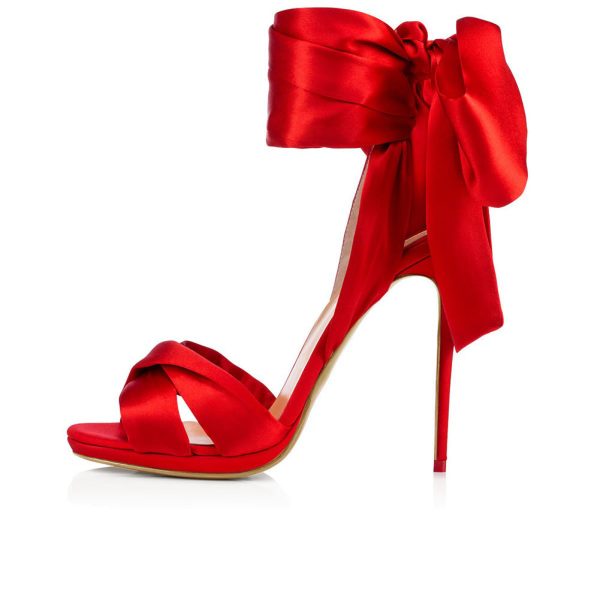 Bow Strap Thin High Heeled Sandals Wedding Shoes - Image 6