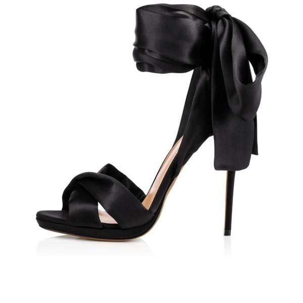 Bow Strap Thin High Heeled Sandals Wedding Shoes - Image 9