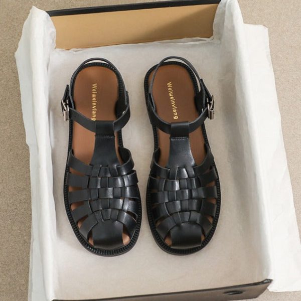 Womans Casual Closed Toe Fisherman Sandals - Image 5